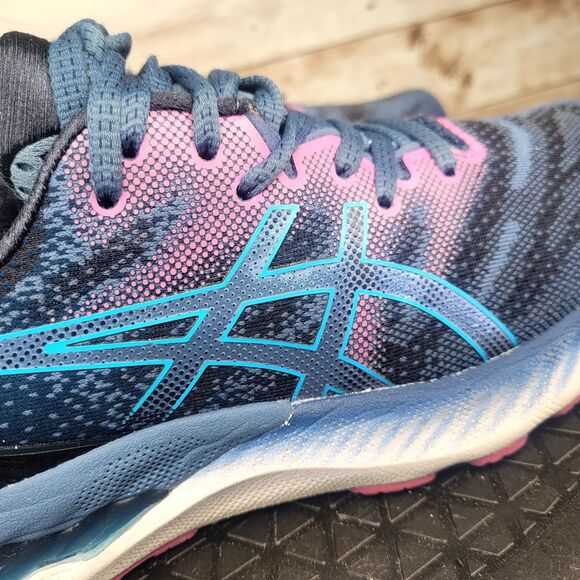 Asics Gel Nimbus 23 Women's Size 7 Blue Purple Athletic Running Shoes - Picture 3 of 13